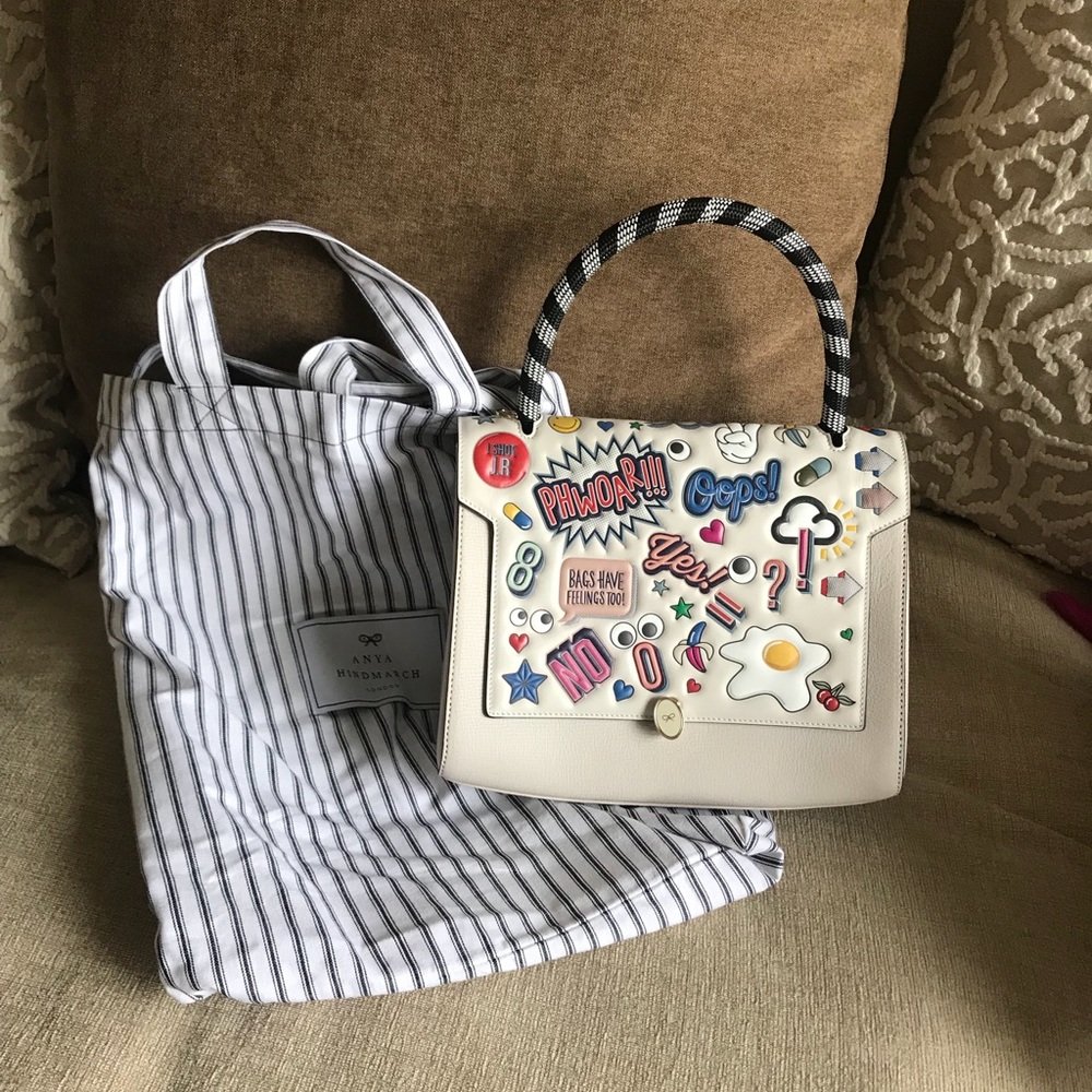 Anya hindmarch Bathurst sticker tote